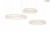 Kryształowa Złota Lampa Wisząca Glamour LIBERTY MSE1501100189 MOOSEE