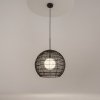 Lampa wisząca designerska nowoczesna metalowa czarna nad stół do jadalni do salonu ozdobna Cane MAYTONI MOD204PL-01B
