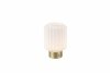 Dekoracyjna Lampka Stołowa LED W kolorze Mosiądz Szklany Klosz LORD R57761101 RL