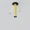 Lampa wbudowana w sufit spot LED nowoczesna regulowana tuba aluminum mosiądz Focus T MAYTONI C140TRS-L200-7W3K-BBS