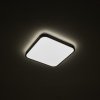 Czarny kwadratowy Plafon Sufitowy Do Łazienki IP44 Nowodvorski Lighting AGNES SQUARE LED PRO black S 3000K 10983