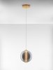 Elegancka Lampa Wisząca Kula z Ciemnego Szkła Luces Exclusivas MORROS LE44489