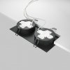 Oprawa Wpuszczana Downlight Hoop Maytoni DL086-02-GX53-SQ-BG