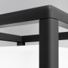 Nowoczesne oświetlenie zewnętrzne lampy stojące kwadrat grafit aluminium Trim MAYTONI O455FL-01GF 