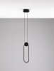 Nowoczesna Czarna Lampa Wisząca LED BARRE LE43550 LUCES EXCLUSIVAS