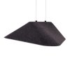 Nowoczesna Lampa Wisząca Czarna CARBON P0567 MAXLIGHT