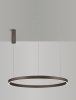 Nowoczesna Lampa Wisząca Brązowy Pierścień BARI LE44320 LUCES EXCLUSIVAS