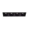 Moduł Led czarny aluminiowy 4 źródła światła nowoczesny Modular HM180 4L MAXLIGHT 