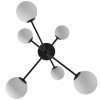 Lampa wisząca do salonu do jadalni Bolti  PLC0103-BK Yaskr  czarna G9