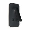 Kinkiet hotelowy do sypialni do czytania czarny z dekoracyjnym podświetleniem OTELLO LED D 6W+3W BLACK 04031