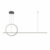 Lampa Wisząca LED Czarna Nowoczesna HALO MOD247PL-L49BK MAYTONI
