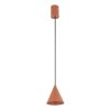 Lampa wisząca stożkowa ZENITH XS teracotta 11456 Nowodvorski Lighting