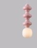 Designerska Lampa Wisząca z Ceramiki w Kolorze Różowym Luces Exclusivas VILROSA LE44568