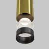 Lampa wisząca minimalistyczna LED aluminium mosiądz nad stół do jadalni do salonu Focus LED Maytoni P072PL-L12W3K-BS