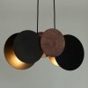 Nowoczesna lampa wisząca Tola 2 zwis Sigma 40892 brąz/ czarny