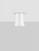 Plafon klasyczny minimalistyczny uniwersalny biały gipsowy tuba rozszerzana możliwość ściemniania Luces Exclusivas