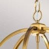 Nowoczesna Kulista lampa wisząca Corinne FE-CORINNE-3P-M-BB Oksydowany mosiądz z kryształkami Do salonu, nad stół