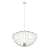 Nowoczesna Lampa Wisząca w Stylu Loft Szara PUMPKIN L SILK GRAY 11251 NOWOVORSKI