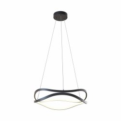 Czarna Designerska Lampa Wisząca Nowoczesny Kształt LED HARLEY MD7864-2S-3BT ZUMA LINE