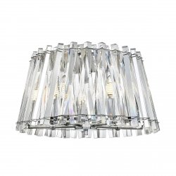 Kryształowa Lampa Sufitowa CHROM Glamour ZUMA LINE MIRABELL C0465-05K-F4AC