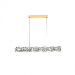 Kryształowa lampa wisząca glamour FLORENCE PENDANT DIMM GO Az6479 Azzardo 