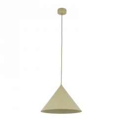 Lampa wisząca stożkowy klosz w pistacjowym kolorze do designerskich art deco wnętrz CONO L 11419 TK-LIGHTING