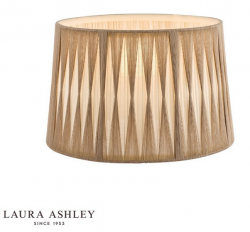 Klosz Abażur 30cm LAURA ASHLEY Gathered Cotton Natural DAR LIGHTING LA3734634-Q (Abażur- Bez Podstawy)
