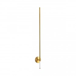 Lampa ścienna kinkiet LED listwa metalowy złoty elegancki klasyczny minimalistyczny uniwersalny FRESCO ST-MD1024L Step Into Design