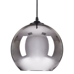 Lampa wisząca chrom kula 25cm lustrzana szklana minimalistyczna klasyczna uniwersalna MIRROR GLOW ST-9021-S chrome Step Into Design 
