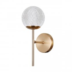 Kinkiet ścienny nowoczesny złoty PADRI WL-40827-1-HBR-CL Light Prestige