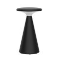 Nowoczesna lampa stołowa LED czarna plastikowa designerska nowoczesna możliwość ściemniania Funghi T0063 MAXLIGHT