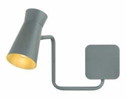 Designerski kinkiet w kolorze szałwi nowoczesny regulowany wysięgnik klasyczny minimalistyczny LORD 8883 Argon 