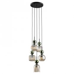 Lampa wisząca wielopunktowa szklane klosze designerska nowoczesna dekoracyjna salonowa SOPHIA 11149 TK-LIGHTING