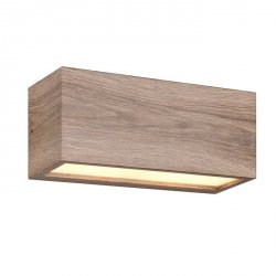 Minimalistyczny Kinkiet Ogrodowy Drewniany MAYENNE 218560235 TRIO