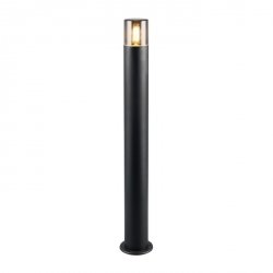 Minimalistyczny Nowoczesny Słupek Ogrodowy Czarny HOOSIC 424060132 TRIO