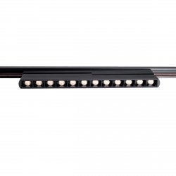 Raster do szynoprzewodu czarny łamany LED listwa minimalistyczny nowoczesny On-Off- MICRO11 N0005N MAXLIGHT