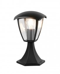 Lampa ogrodowa stojąca latarenka czarna aluminium nowoczesna klasyczna uniwersalna minimalistyczna VENTA IP44 563260132 Trio