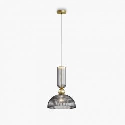 Szklana nowoczesna lampa wisząca Antic Maytoni MOD302PL-01GR1