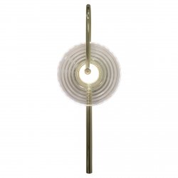 Dekoracyjny nowoczesny kinkiet w stylu art deco szklany klosz PLATO LED CCT LP-0301/1W TR Light Prestige