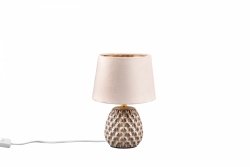 Nowoczesna Dekoracyjna Lampka Stołowa Z Abażurem W Kolorze Beżowym ARIANA R51531044 RL