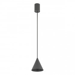 Lampa wisząca stożkowa ZENITH XS umbra grey 11454 Nowodvorski Lighting