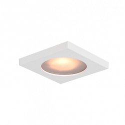 Nowoczesna  Kwadratowa Biała Oprawa Podtynkowa IP44 ANTAR DL-26385S-GU10-WH ITALUX