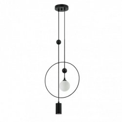 Lampa Wisząca Dekoracyjna Stalowa TROSTI PND-428892-BK ITALUX