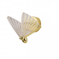 Piękny dekoracyjny kinkiet ścienny LED złoty CCT motyl glamour MARIPOSA LP-1715/1W Light Prestige