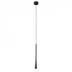 Minimalistyczna Lampa Wisząca Czarna Nowoczesna LED COFFEE P0372 MAXLIGHT