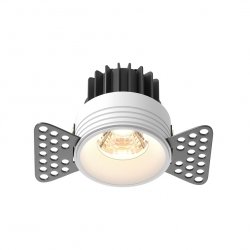 Biała Oprawka Wpuszczana Downlight Round Maytoni DL058-7W3K-TRS-W