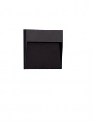 Kinkiet zewnętrzny LED czarny kwadratowy designerski nowoczesny IP54 LORCENA LE75296 Luces Exclusivas