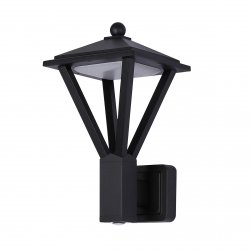 Dekoracyjny Kinkiet Ogrodowy Elewacyjny LED W Kolorze Czarnym BONS OWL-22474-BK ITALUX