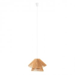 Lampa Wisząca Boho Pleciony Klosz AMALFI P0578 MAXLIGHT