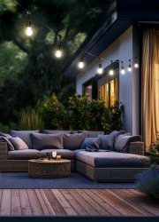 Lampki wiszące zewnętrzne ozdobne nowoczesne klasyczne uniwersalne minimalistyczne 650cm CHAIN IP44 R74771132 Rl